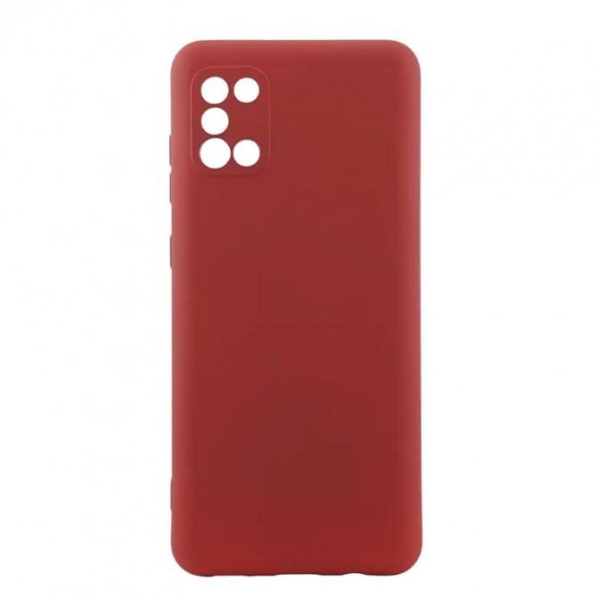 Чехол Soft Case Samsung A315 Galaxy A31 Вишневый FULL