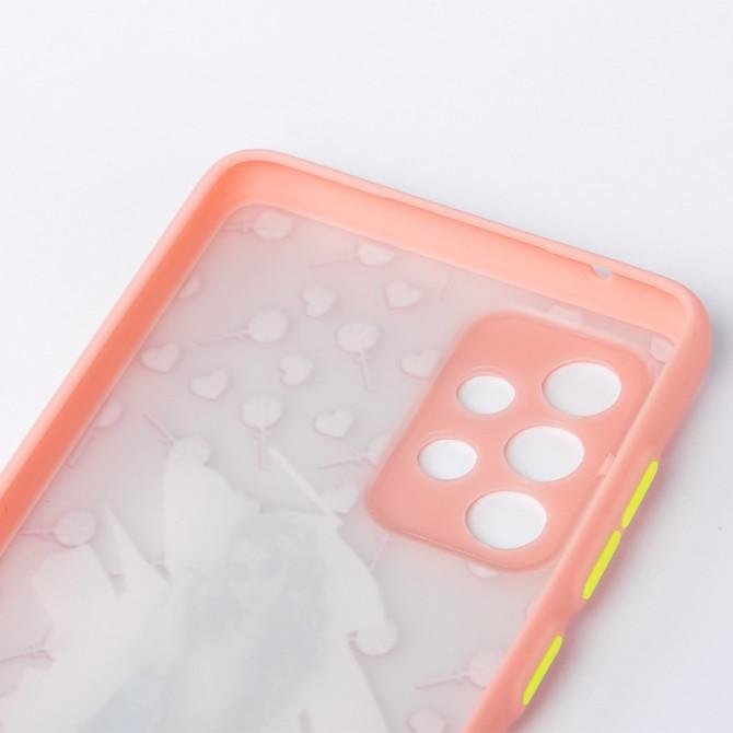 Чехол накладка U-like Bright Case for Samsung A325 Galaxy A32 Lady&Heart Pink-2