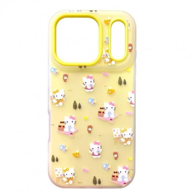Накладка Hello Kitty для iPhone 17 Pro Peach