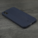 Чехол TOTU Design Soft series carbon fiber version для iPhone X Blue