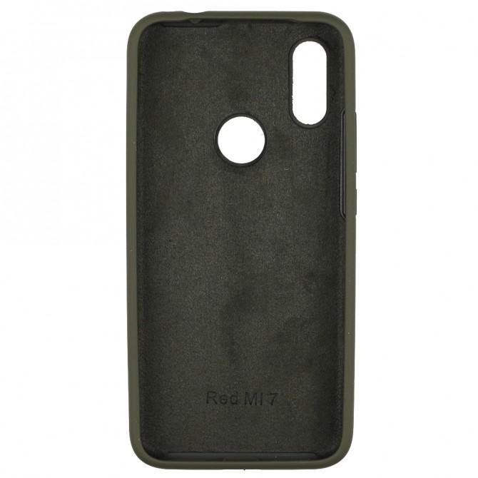 Чехол Soft Case для Xiaomi Redmi 7 Оливковый FULL-2