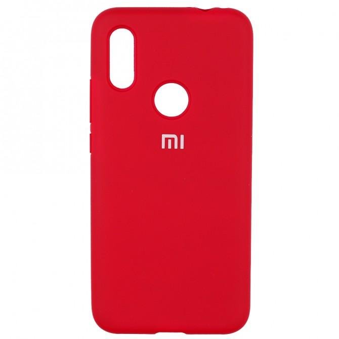 Чехол Soft Case для Xiaomi Redmi 7 Малиновый FULL-1