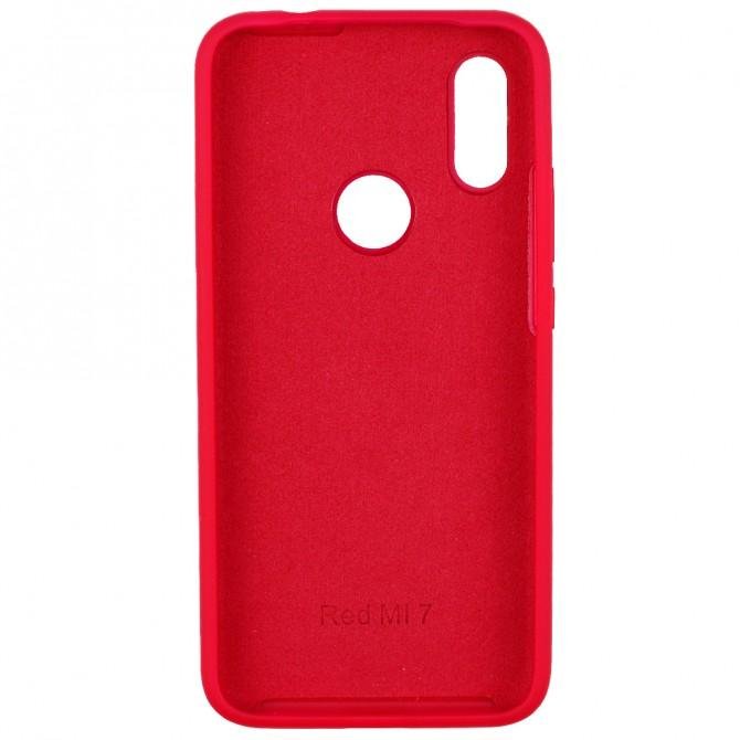 Чехол Soft Case для Xiaomi Redmi 7 Малиновый FULL-2