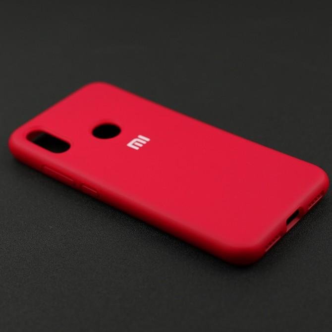 Чехол Soft Case для Xiaomi Redmi 7 Малиновый FULL-3