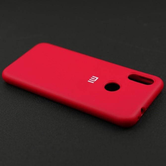 Чехол Soft Case для Xiaomi Redmi 7 Малиновый FULL-4