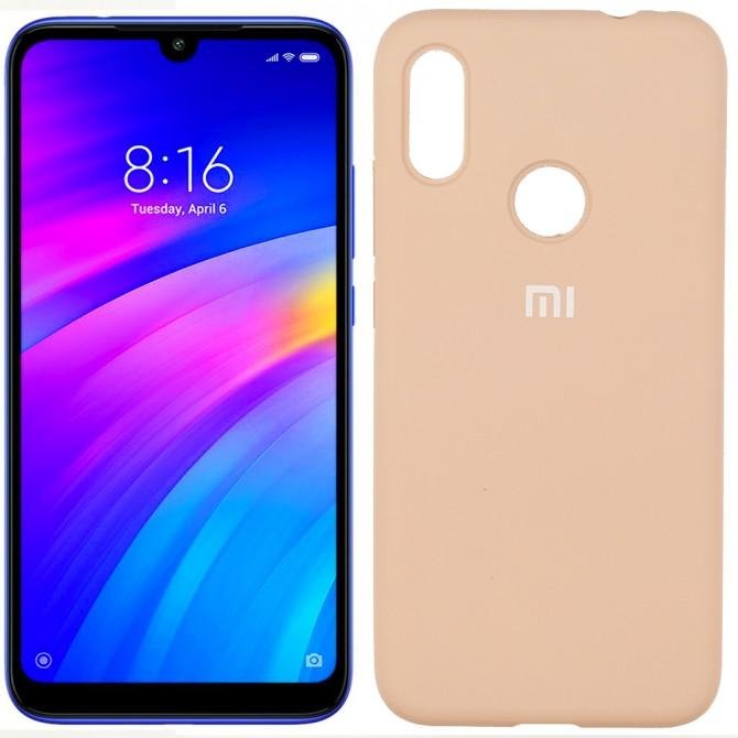 Чехол Soft Case для Xiaomi Redmi Note 7 Светло Розовый FULL
