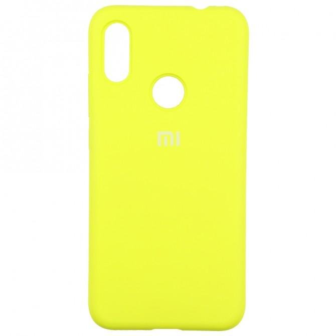 Чехол Soft Case для Xiaomi Redmi Note 7 Желтый FULL-1