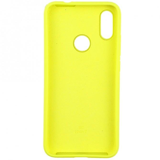 Чехол Soft Case для Xiaomi Redmi Note 7 Желтый FULL-2
