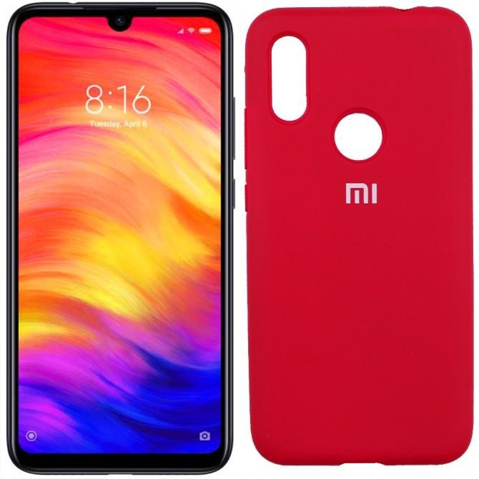 Чехол Soft Case для Xiaomi Redmi 7 Вишневый FULL