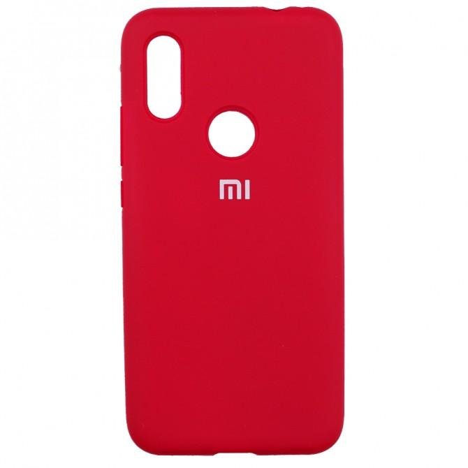 Чехол Soft Case для Xiaomi Redmi 7 Вишневый FULL-1