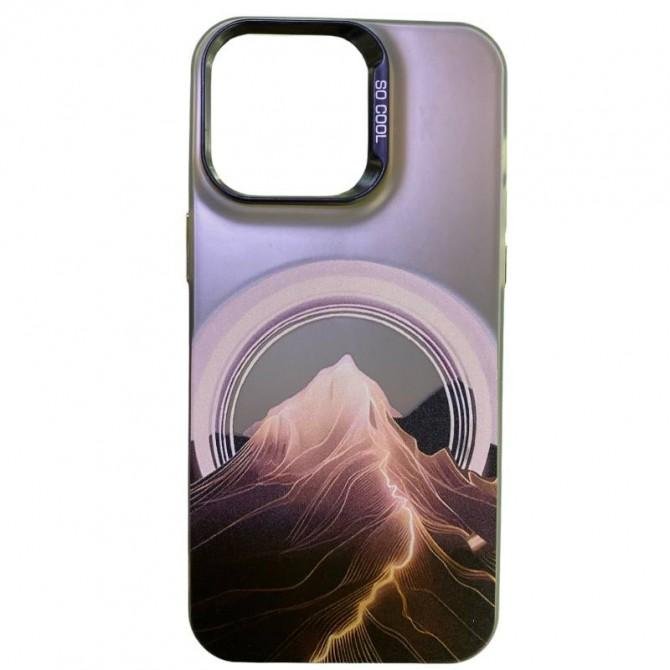 Чехол So Cool Print for Apple iPhone 14 Pro Max Mountain Black