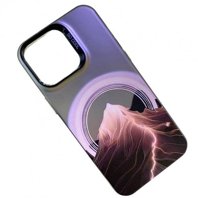 Чехол So Cool Print for Apple iPhone 14 Pro Max Mountain Black-4