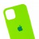 Оригинальный силиконовый чехол для iPhone 13 Неоново Салатовый FULL