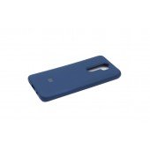 Оригинальный силиконовый чехол для Xiaomi Redmi Note 8 Pro Темно Синий FULL Оригинальный силиконовый чехол для Xiaomi Redmi Note 8 Pro Темно Синий FULL