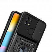 Чехол накладка HONOR Hard Defence Series Xiaomi Redmi 10C Black (with Camshield and magnet) Чехол накладка HONOR Hard Defence Series Xiaomi Redmi 10C Black (with Camshield and magnet)