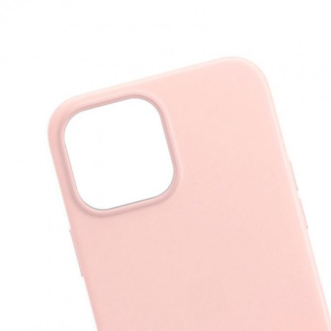 Кожаный чехол Leather Case (AA Plus) with MagSafe для Apple iPhone 14 Pro Max (6.7'') Sand Pink-2