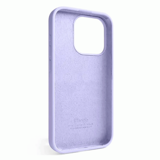 Силіконовий чохол для iPhone 16 Pro Lilac FULL-1