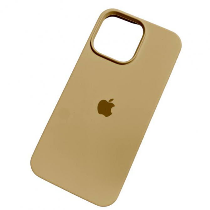Силиконовый чехол для iPhone 14 Desert Gold FULL-1