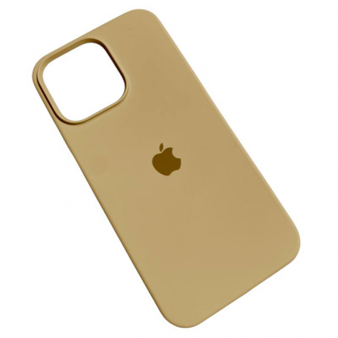 Силиконовый чехол для iPhone 14 Desert Gold FULL-2