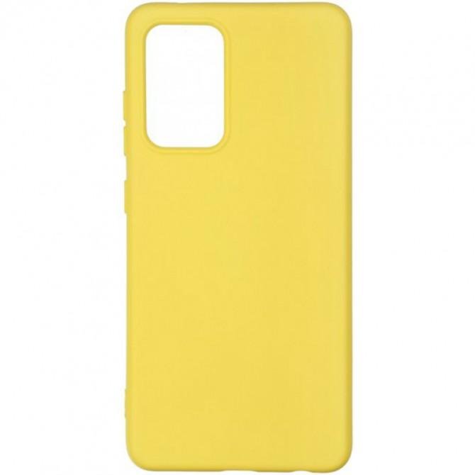 Чехол Original Soft Case Samsung A525 Galaxy A52 Светло Желтый FULL