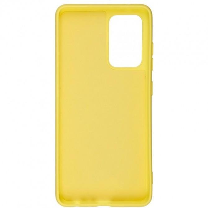 Чехол Original Soft Case Samsung A525 Galaxy A52 Светло Желтый FULL-1
