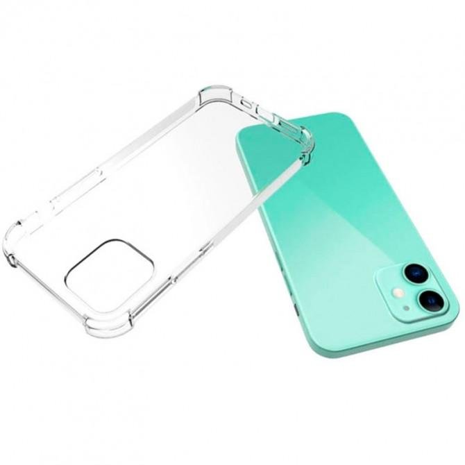 Чехол Durable TPU case 1.5mm for iPhone 12 (усиленные углы) Прозорий-1