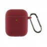 Чохол U-Like Silicone Protective Case For Airpods + Lock Marsala