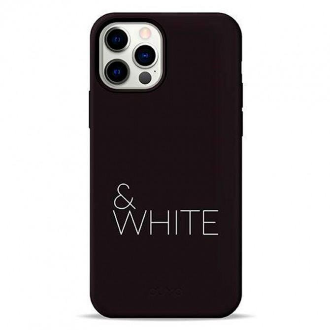 Чохол Pump Silicone Minimalistic Case for iPhone 12 Pro Max Black&White-2