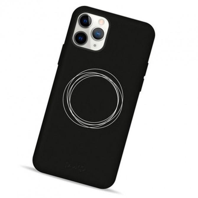 Чехол Pump Silicone Minimalistic Case for iPhone 12 Pro Max Circles on Dark-2