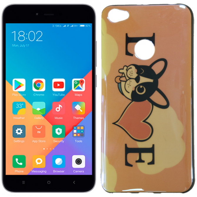 Чехол U-Like Picture series для Xiaomi Redmi Note 5a Prime Love Pink