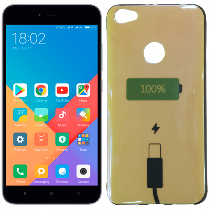 Чехол U-Like Picture series для Xiaomi Redmi Note 5a Prime Power 100%