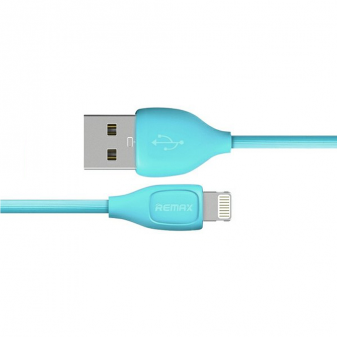 Кабель Remax Lesu RC-050i iPhone 5/6 Синий 1m-1