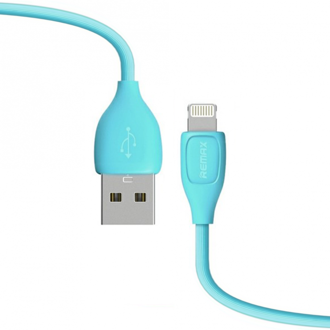 Кабель Remax Lesu RC-050i iPhone 5/6 Синий 1m-2