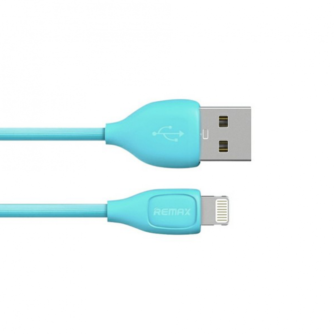 Кабель Remax Lesu RC-050i iPhone 5/6 Синий 1m-3