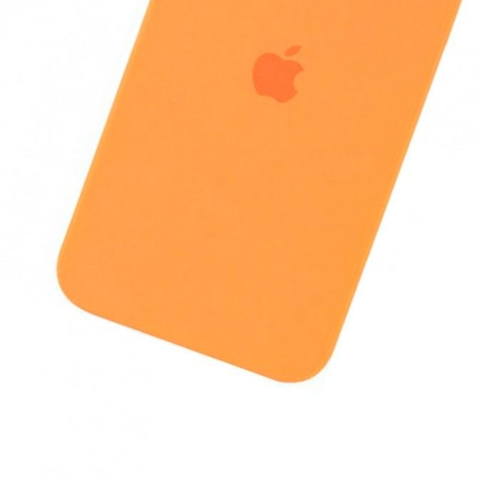 Оригінальний силіконовий чохол для iPhone 11 Помаранчевий FULL (with camera protection)-2
