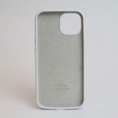 Оригінальний силіконовий чохол для iPhone 15 Plus White FULL