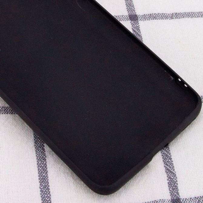 Силиконовый чехол Candy для Oppo A74 Черный-1