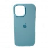 Оригинальный силиконовый чехол для iPhone 12 mini Светло Голубой FULL