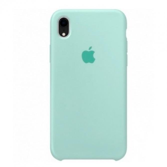 Оригинальный силиконовый чехол для iPhone X/Xs Светло Зеленый