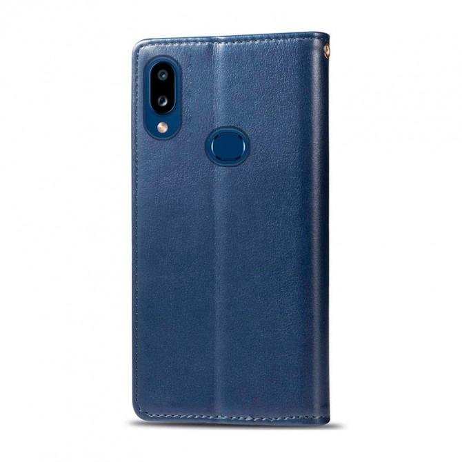 Чехол-книжка GETMAN Gallant for Samsung A10s Blue-1