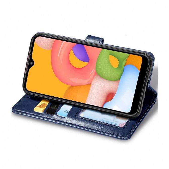 Чехол-книжка GETMAN Gallant for Samsung A10s Blue-2