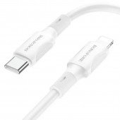 Кабель Borofone BX80 Succeed Type-C to Lightning 20W White Кабель Borofone BX80 Succeed Type-C to Lightning 20W White
