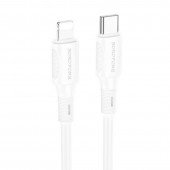 Кабель Borofone BX80 Succeed Type-C to Lightning 20W White Кабель Borofone BX80 Succeed Type-C to Lightning 20W White