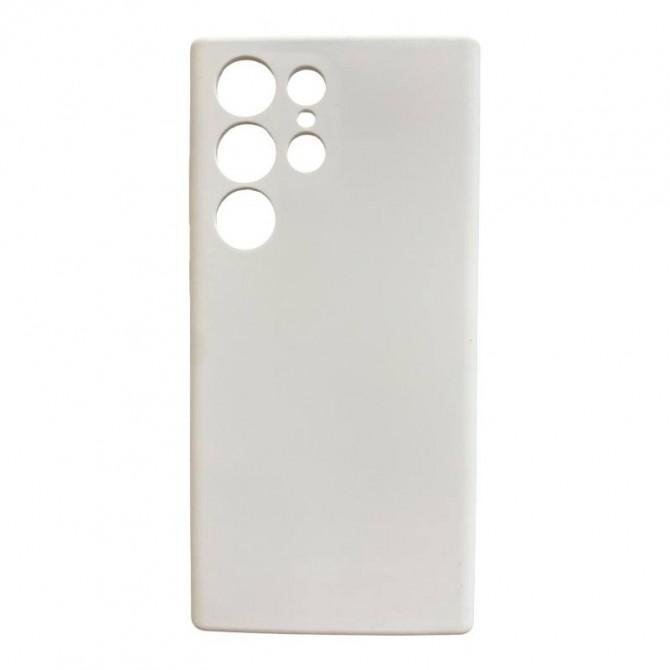 Чехол Original Soft Case Samsung Galaxy S23 Ultra Белый FULL