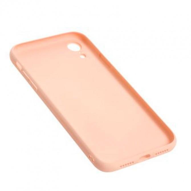 Чохол TPU Glass LV для iPhone Xr Пудровий-1