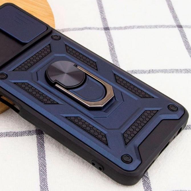 Чехол HONOR Hard Defence Series Xiaomi Poco M5 Blue (with Camshield and magnet)-1