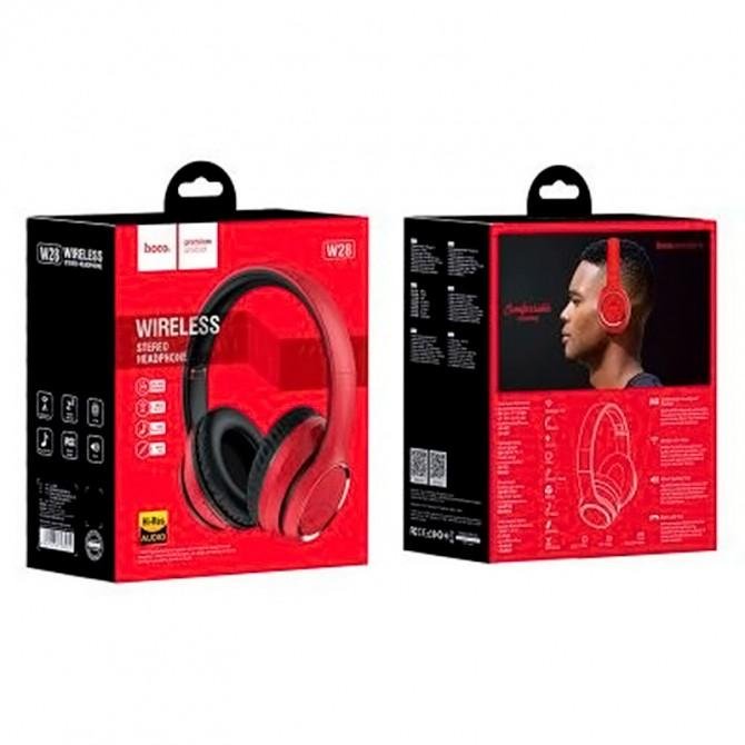 Stereo Bluetooth Headset Hoco W28 Red-3
