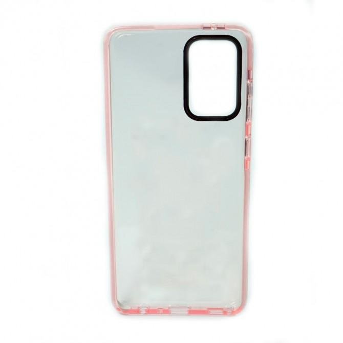 Чехол силиконовый Clear Neon для Samsung A725 Galaxy A72 Светло розовый-1