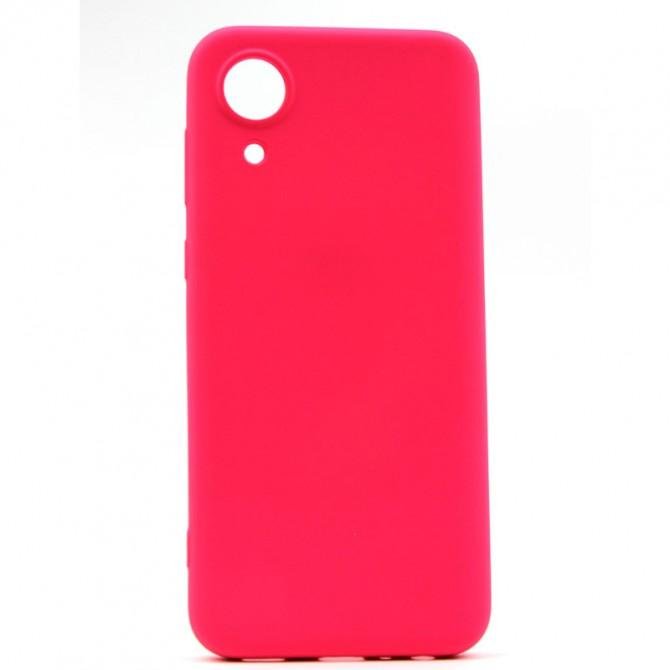 Чехол Original Soft Case Samsung A032 Galaxy A03 Core Ярко Розовый FULL