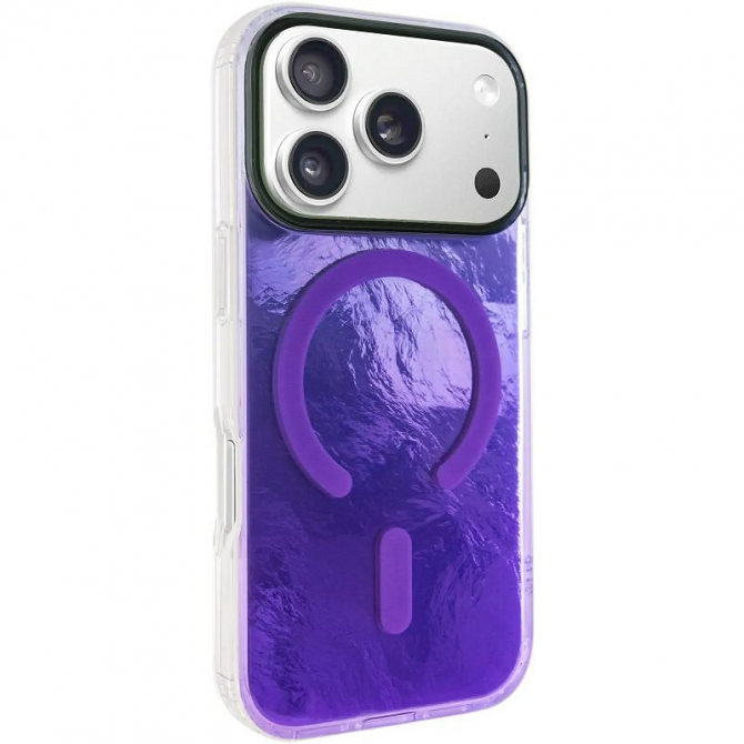 Чохол TPU Shiny Mountain (MagFit) для Apple iPhone 17 Pro Max (6.9") Purple-1